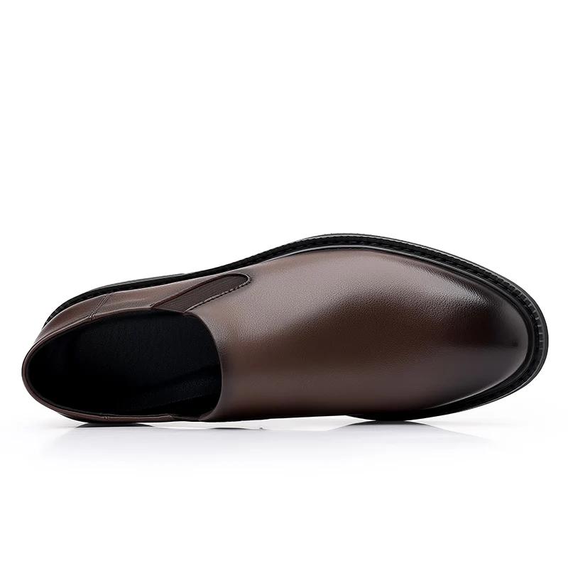 Fashion Italian Formal Shoes Mens Dress Shoes Business Leather Wedding Dress Man Oxford Shoes For Men Office Scarpe Uomo Eleganti