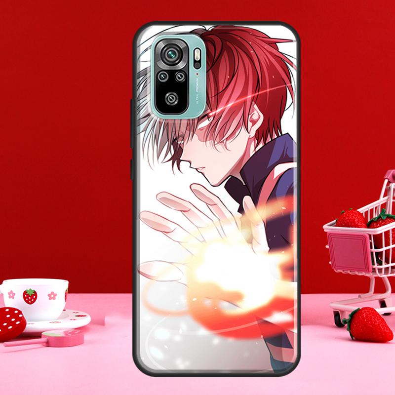 Anime Shoto Todoroki For Redmi Note 10 Pro Case For Redmi Note 11 Pro Note 8 9 Pro 9S 10S 11S 9C 9A 9T Cover