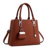 Women's PU Leather Top Handle Satchel Shoulder Tote Bags Casual Purses and Handbags Shopping Shoulder Bags Messenger Tote Bag Crossbody Bag for Women