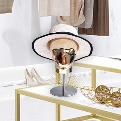 Présentoir à chapeaux et casquettes, rangement de chapeaux, base ronde, tête de mannequin robuste, modèle de perruque pour