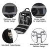 Mochila para Câmera DSLR Mirrorless, Bolsa Fotográfica com Compartimento para Laptop, Estojo de Viagem para Caminhada para Homens Mulheres
