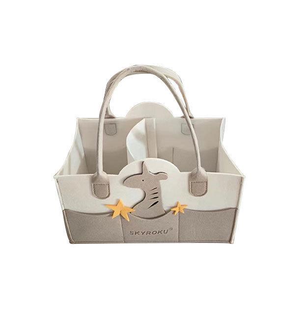 Geantă Tote din Feutru Nețesut Îngroșat cu Desen Animat, Cadou, Favore de Petrecere