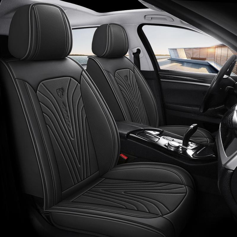 All-Season Full Leather Car Seat Cushion