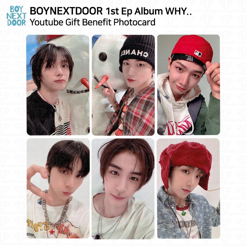 

BOYNEXTDOOR BND 1-й EP альбома WHY.. Фотокарта с подарками на YouTube KPOP K-POP
