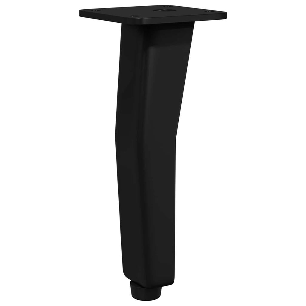 Table Legs 2 pcs Black 40 x 40 x 100 mm Iron