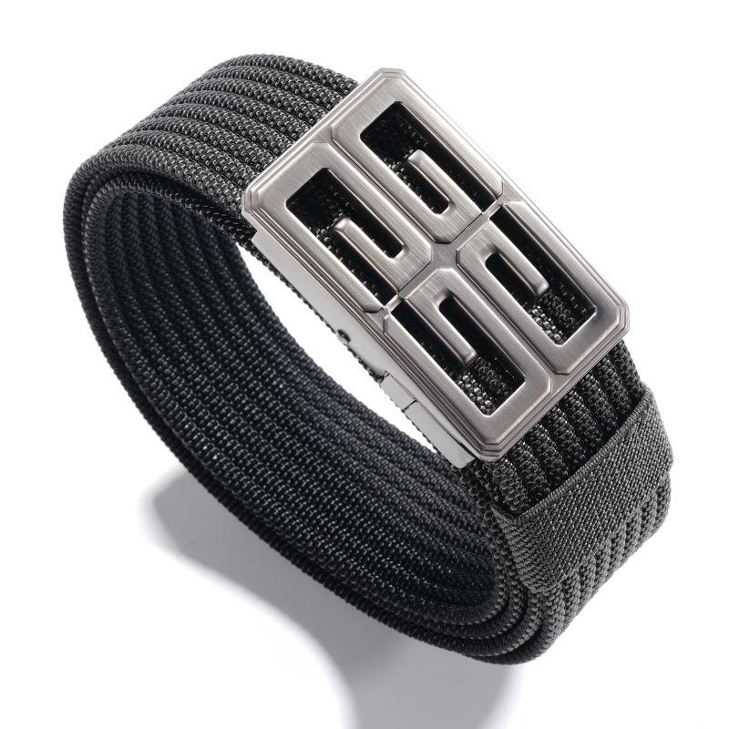 

Новый Хит Продаж Ремень Мужской Автоматическая Пряжка Нейлоновый Тактический Плетеный Простой Стиль Ремень Для Среднего Возраста и Молодежи Наружный Ремень Ремень 120cm