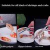 Seafood Kitchen Tool for Quick Shell Removal Stainless Steel Shrimp Peeler