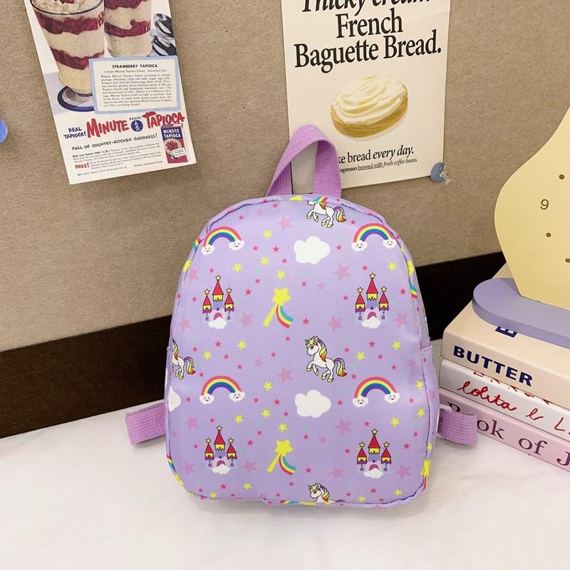Dinosaur Kids Backpack With Cute Cartoon Design Lightweight Nylon For Use School