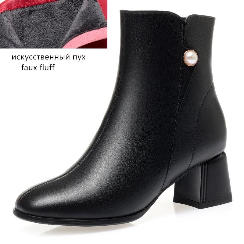 

Женские модные ботинки, красные шерстяные теплые зимние ботильоны из натуральной кожи, женские свадебные модельные ботинки на среднем каблуке, женские банкетные сапоги 35