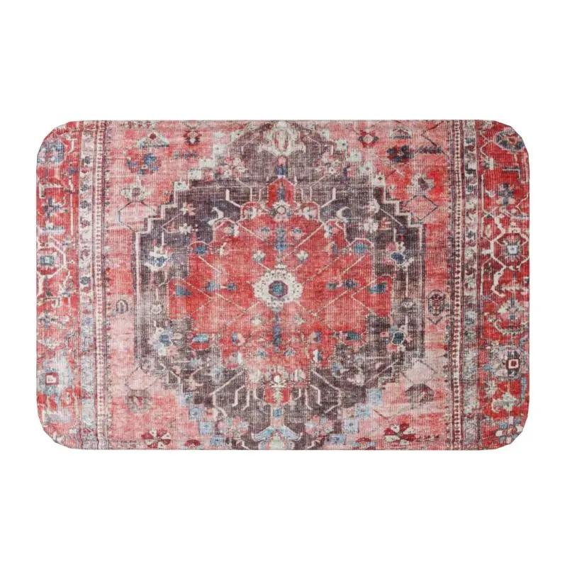 Marokkaans Berber Tapijt Boho Stijl Deurmat Antislip Antiek Boheems Geometrisch Deurmat Vloer Badkamer Entree Tapijt