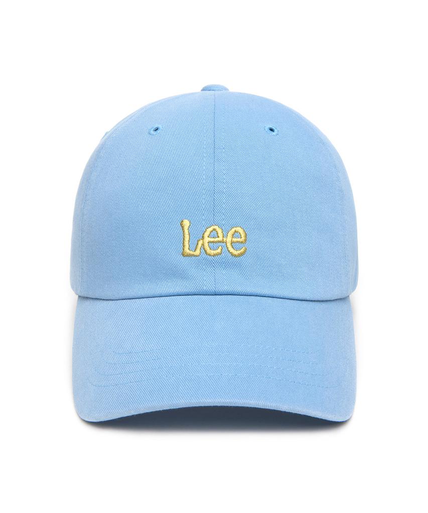 LEE Small Twitch Logo Cotton Curve Ball Cap Light Blue