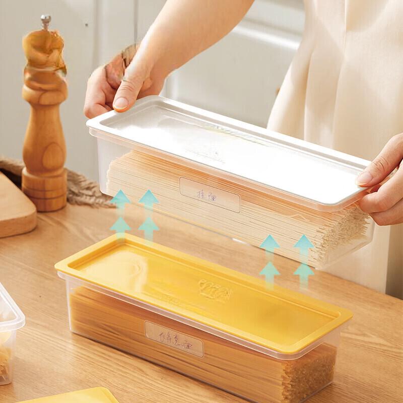 ZISIZ Japanese Style Transparent Refrigerator Food Storage Box Set
