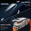 Screen Protector For Apple Watch Ultra 49mm Accessories Metal Bumper+Tempered Glass Aluminum Alloy Cover HD iWatch Ultra 49 Mm