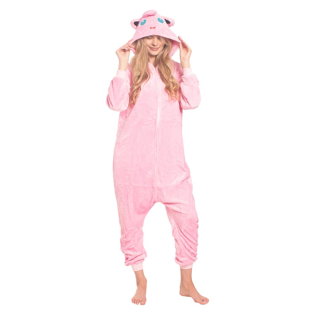 Piżama damska kostium kigurumi onesie jiggly puff pokemon różowy 175-185 xl