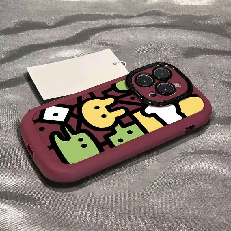 Fun Abstract Animal Suitable for Iphone15promax New Style 14 Apple 13 Mobile Phone Case 16pro Couple 12