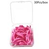 Colored Eyelashes Curler Replace Rubber 30Pcs/Box Black White Blue Elastic Eyelash Curler Replacement Rubber Strips Accessories