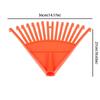 Plastic Grass Rake High Strength Garden Rake Grain Drying Weeding Rake Head  Lawn Cleaning