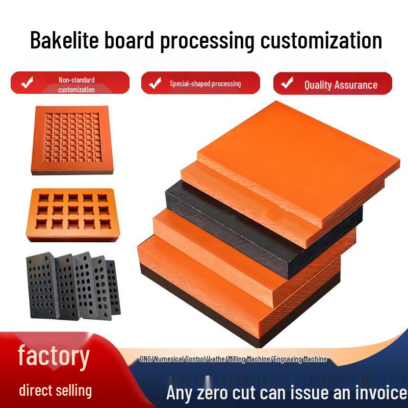 

Black and Red High-Temperature Resistant Bakelite Board for Insulating and Carving
