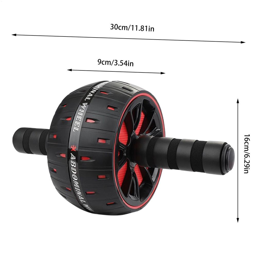 Abdominal Muscle Roller ABS Abdominal Tonic Home Fitness Equipment with Knee Pad for Core Strength Training Abdominal Exercise