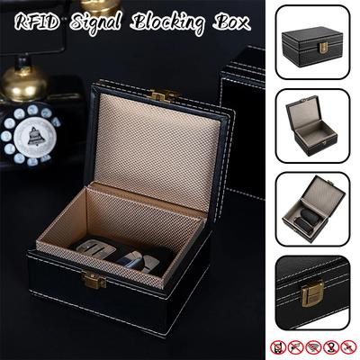 Faraday Box RFID Box Schlüsselanhänger Schutz Auto Keyless Signalblocker Diebstahlschutz Faraday Box Diebstahlschutz Sicherheit Auto Schlüsselaufbewahrung