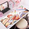 Hololive Roztomilá Dívka Takanashi Kiara Anime Podložka pod Myš XXL Herní Podložka pod Klávesnici na Notebook Uzamykatelný Okraj Kancelářská Dekorace Podložka 90x40cm