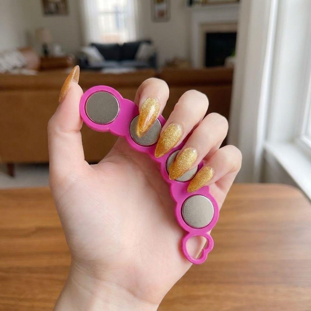 Long Ultra-Strong DIY Cat Eye Nail Art Tool Gradient Effects Cat Eye Gel Magnetic Tool Nail Tech