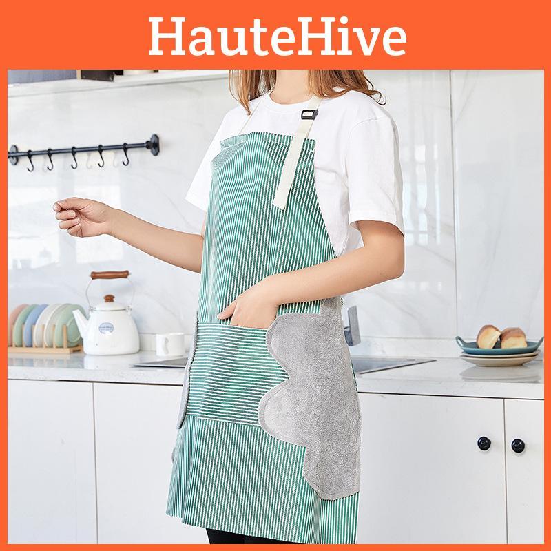 Linen Cotton Apron Sleeves Adults Home Daily Necessity Wipe Protective Hands