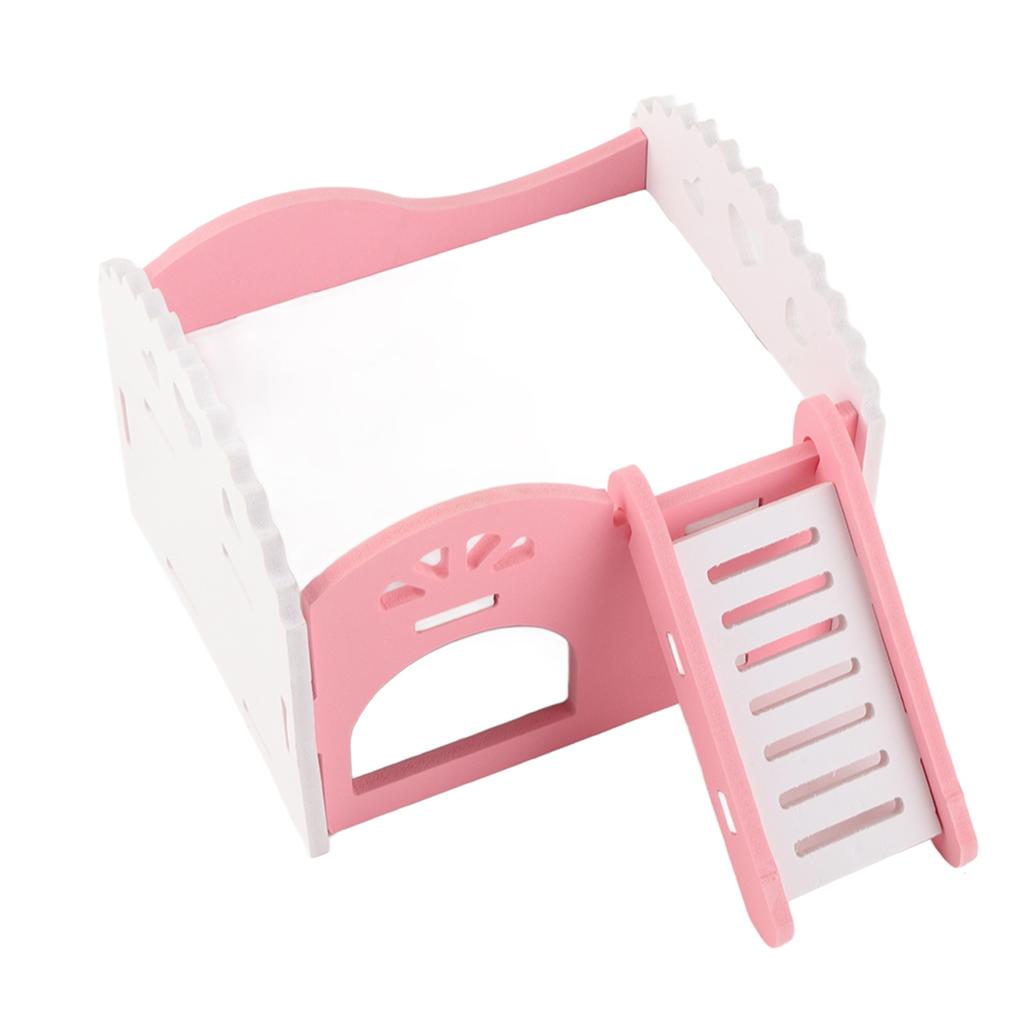 Hamster Kleintier Burg Schlafhaus Nest Spielzeug Rosa