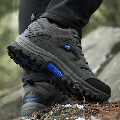 Übergröße Samt Wanderschuhe Herren und Damen Winter Outdoor Sportschuhe warme Baumwollschuhe wasserdichte Wanderschuhe