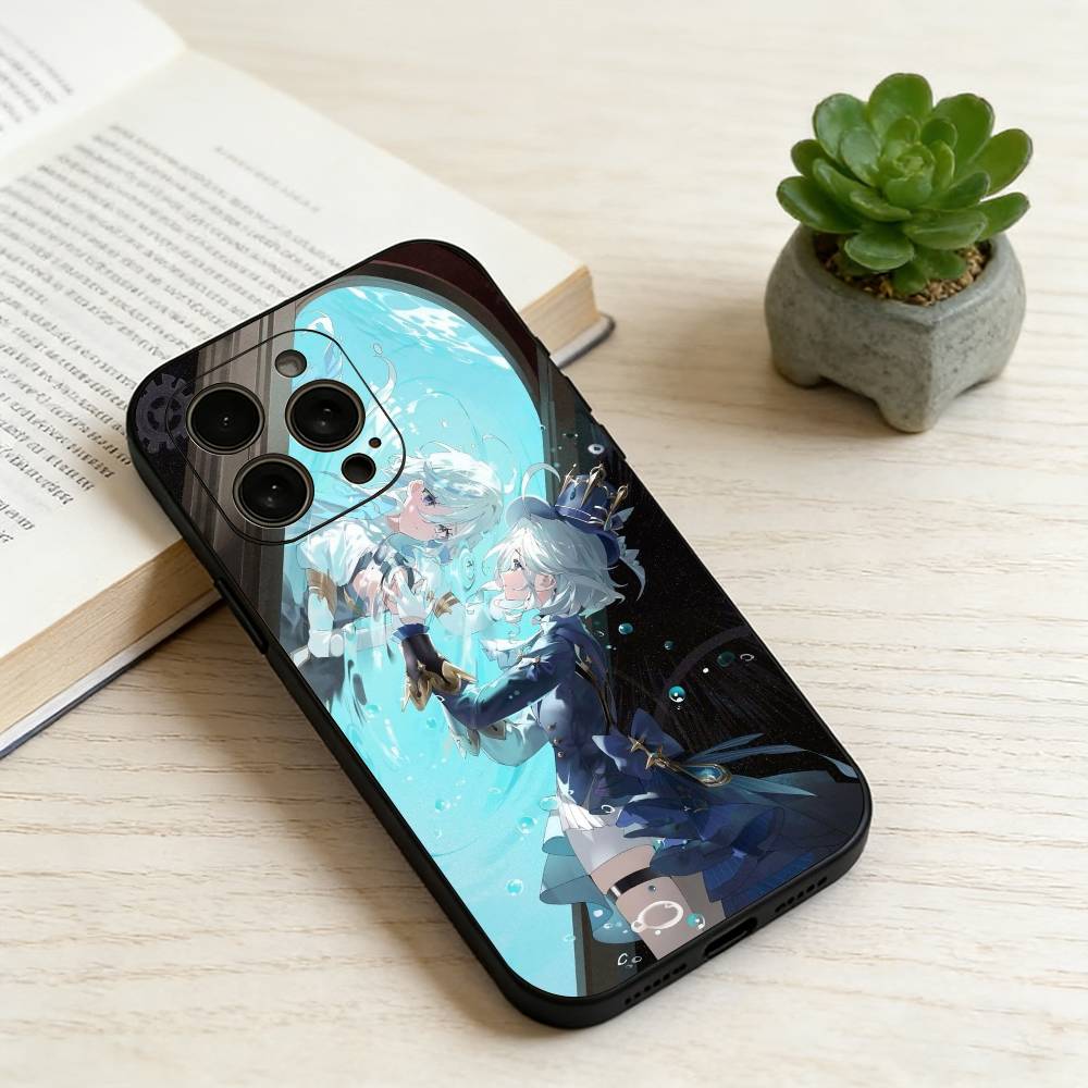 Seven Archons of Genshin Impact Phone Case For iPhone 17, 16,15,14,13,12,11 Plus,Pro Max, Others Soft Black Cover