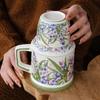 Vintage Wind Ceramic Teapot and Cup Set - Perfect Gift for Her: Birthday or Friend's Wedding