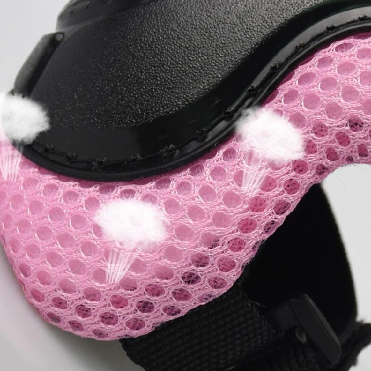 Child Roller Skating Protective Gear Set Adjustable Skating Knee Elbow Pad Hand Guard for 3-8 Boy Girl Skateboarding