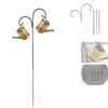 Double Hook Angel Fairy Peony Copper Kettle Lamp