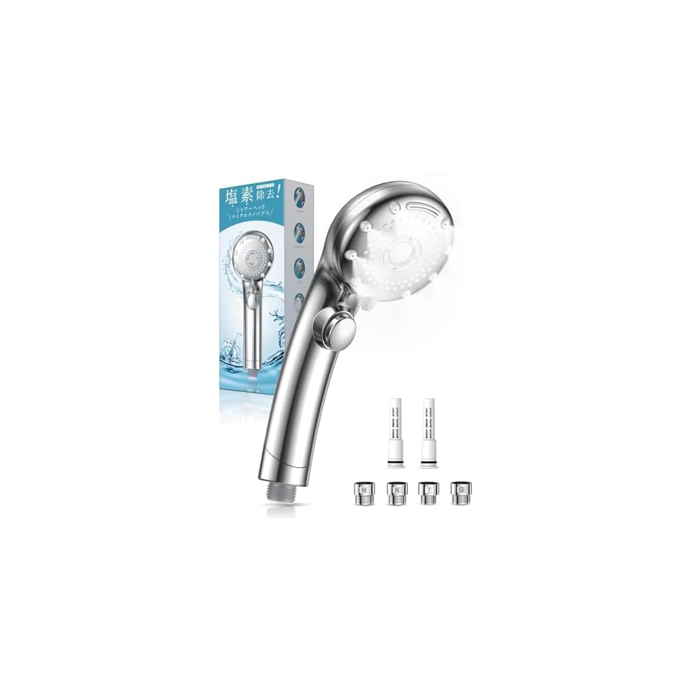 RUNCTY Shower Head with Chlorine Removal [SPA-Grade Mist Experience, Enhanced Chlorine Removal, 6