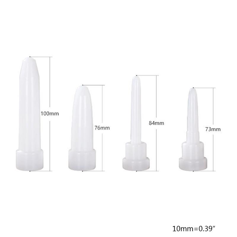 4pcs DIY Pen Mold Epoxy Resin Molds Transparent Pen Silicone Mould Dried Flower Resin Decorative Craft Jewelry Mould