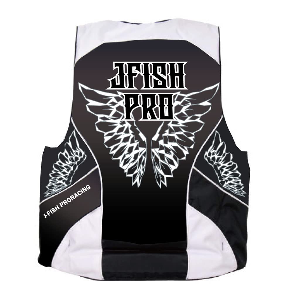 PRO Life J-Fish Vest, Black/Black, XL, JLV-42216