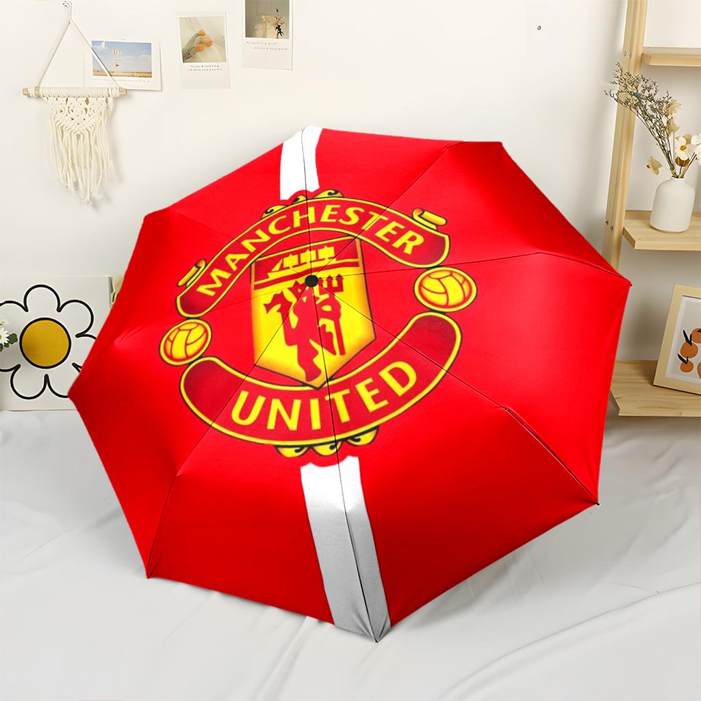Manchester Automatic Umbrella Retractable Design with 8-Rib Durability Lightweight Travel Essential Elegant Women's Umbrella Best for Christmas