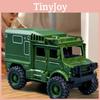 Offroad Rv Model Toy With Inertia Drive For Kids Military Play And Collecting