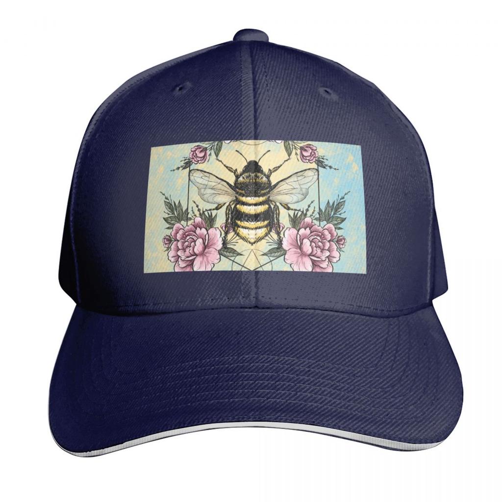 Growth Baseball Cap Contrast Two Tone Brim Snapback Flat Bill Strapback Dad Hat