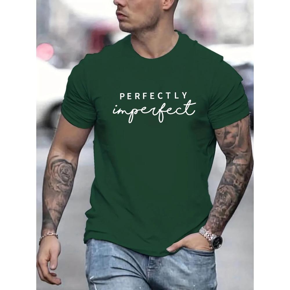 Summer Men's Casual Loose Size Letter Print Round Neck Short Sleeve T-shirt Top fashion casual