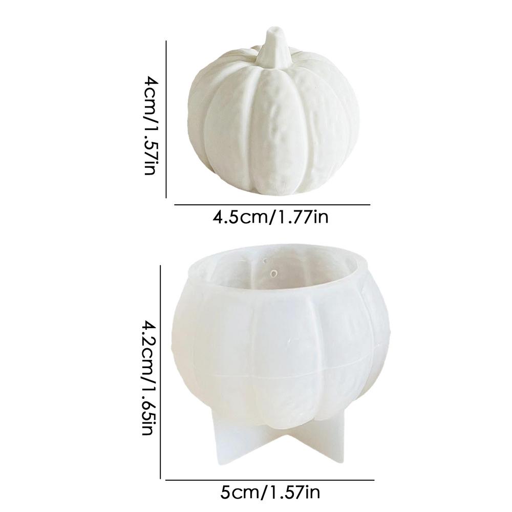 

Pumpkin Epoxy Resin Molds Delicate And Exquisite Halloween Pumpkin Silicone Candle Molds For Candle Cake Chocolate Candy