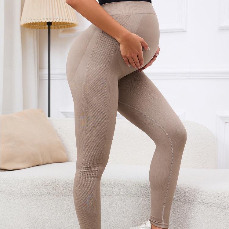 European & American Spring/Autumn High-Waisted Butt-Lift Tummy-Support Casual Maternity Pants