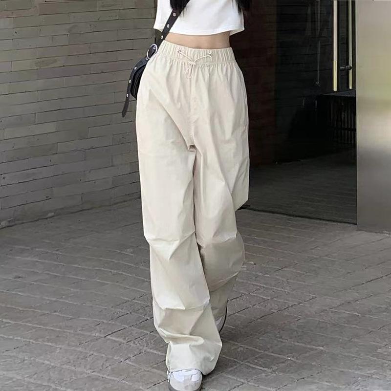 Damskie wiosenne elastyczne spodnie do dojazdów, codzienne, slim-fit z wysokim stanem