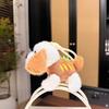 Sausage Dog Plush Doll Keychain Cute Dachshund Backpack Pendant Soft Toy Bag Charm for Kids Girls Gift Decor