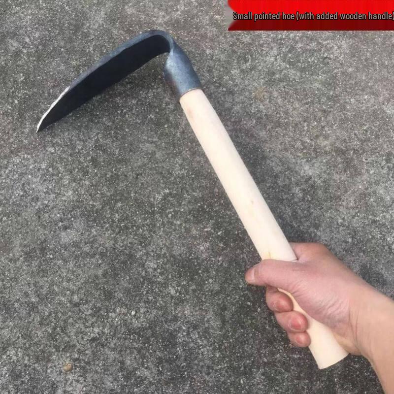 Hand-Forged Manganese Steel Garden Hoe
