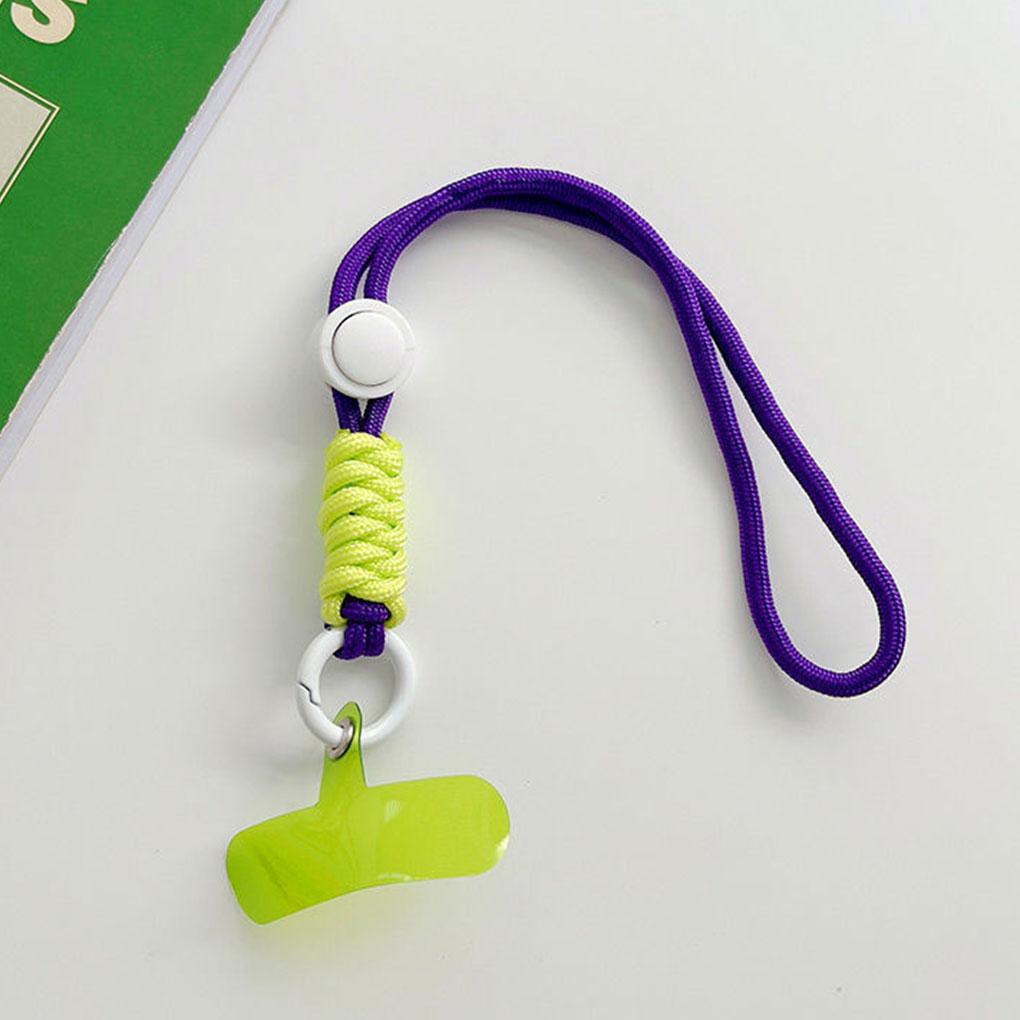 Mobile Phone Lanyard Adjustable Reusable Neck Hanging Rope with Hook Microfiber Safety Straps Accessory Picnic Running Type 9