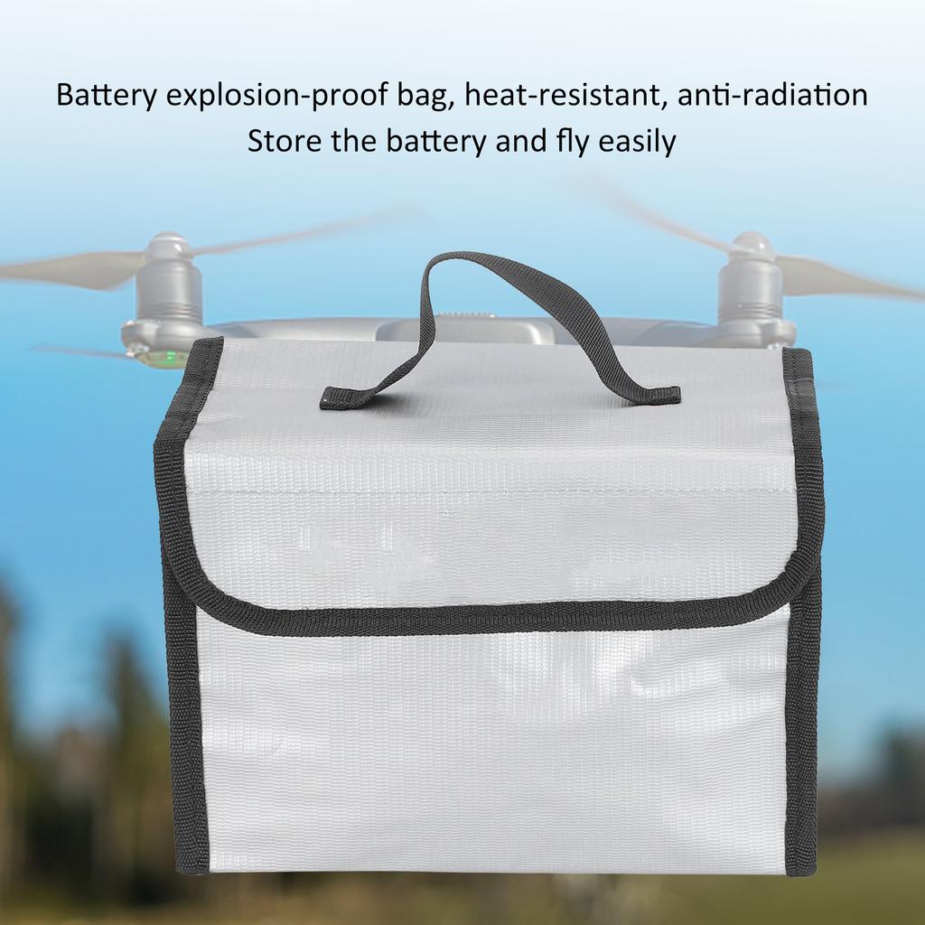 3/4 Lithium Battery Safe Bag General ExplosionProof Fireproof Lipo Battery Protective Bag