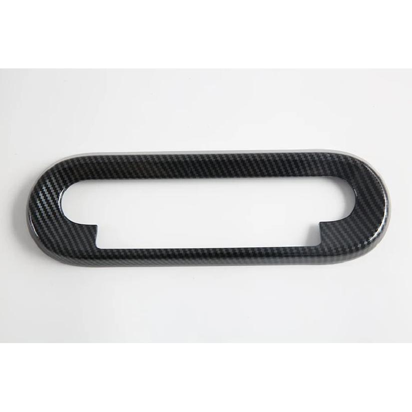 For BMW Mini 2025 2026 Car Accessories Carbon Fiber Style Air Conditioner A/C Switch Cover Frame Trim