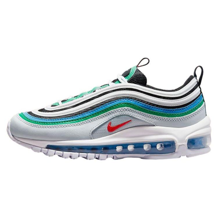 

Nike Air Max 97 GS Pure Platinum Light Crimson Kids Sneakers White Black 921522-031 38