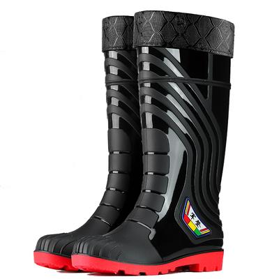 Großhandel Wasserdichte PVC Kniehohe Regenstiefel Langlebige Werkstatt Sicherheitsstiefel